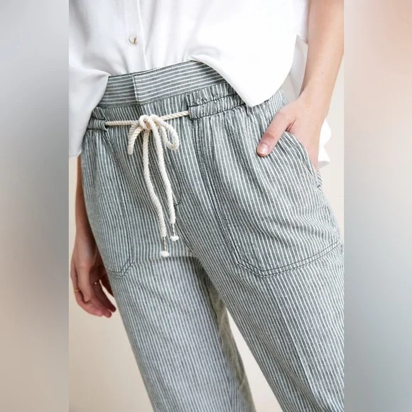 Anthropologie Seashore Striped Pants - Picture 8 of 9